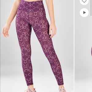 Fabletics High Waisted Printed PowerHold 7/8